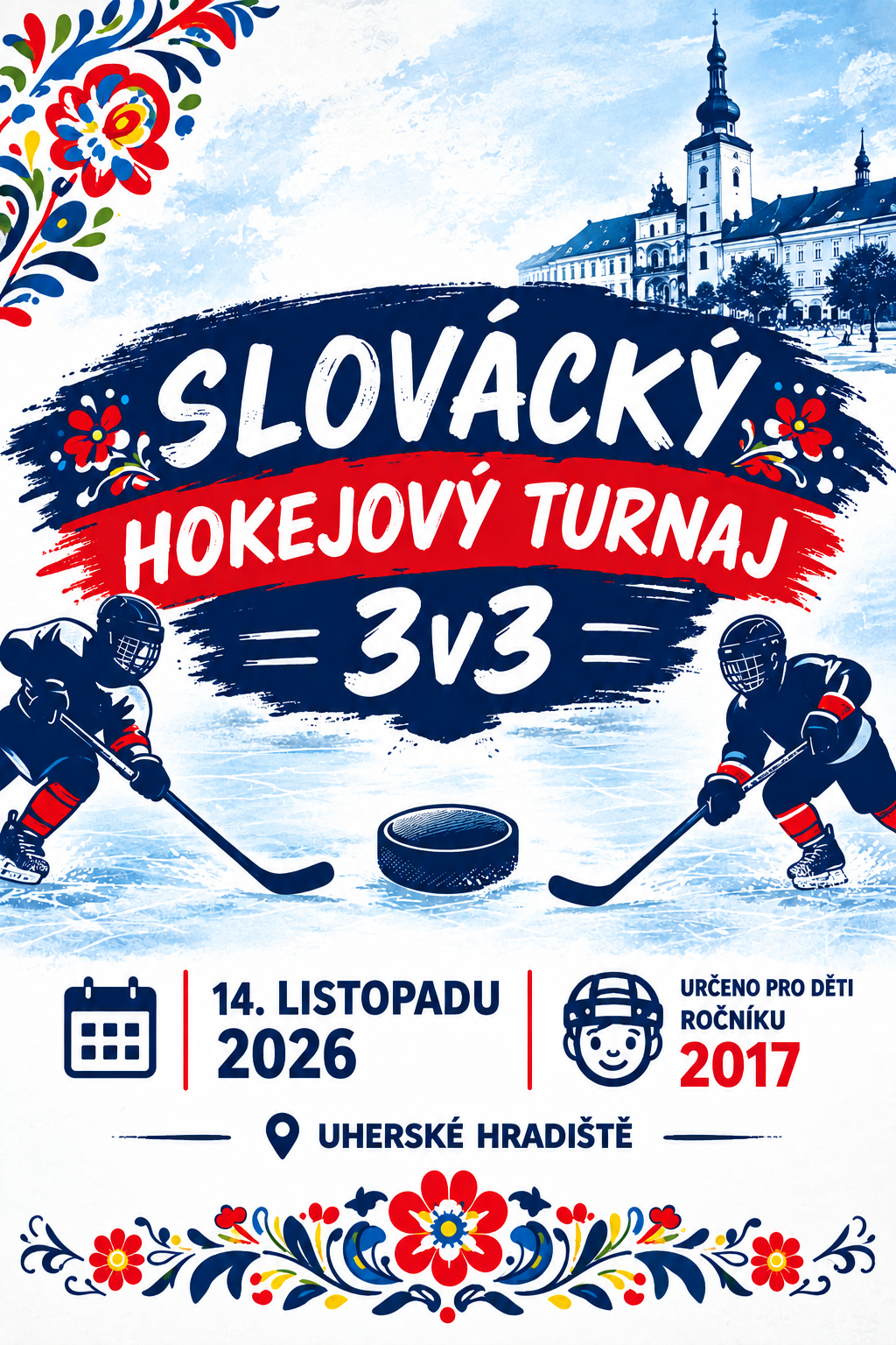 SLOVÁCKÝ hokejový turnaj 3v3  2026